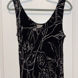 Chico's Black and White Maxi Dress